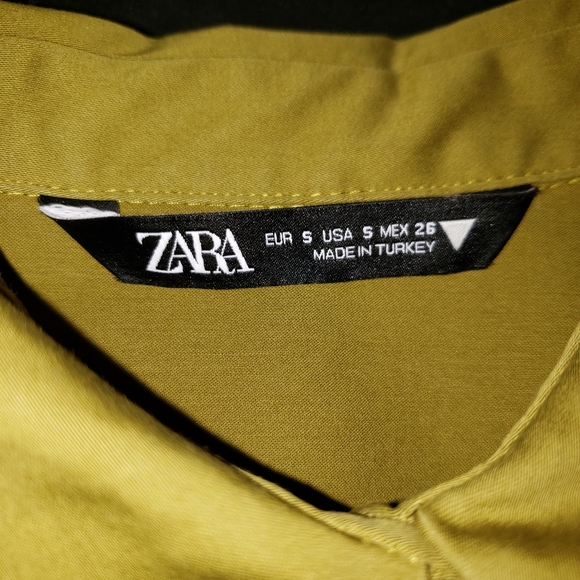 Zara Women's Size S Long Sleeve Button-Down Shirt - Picture 8 of 9